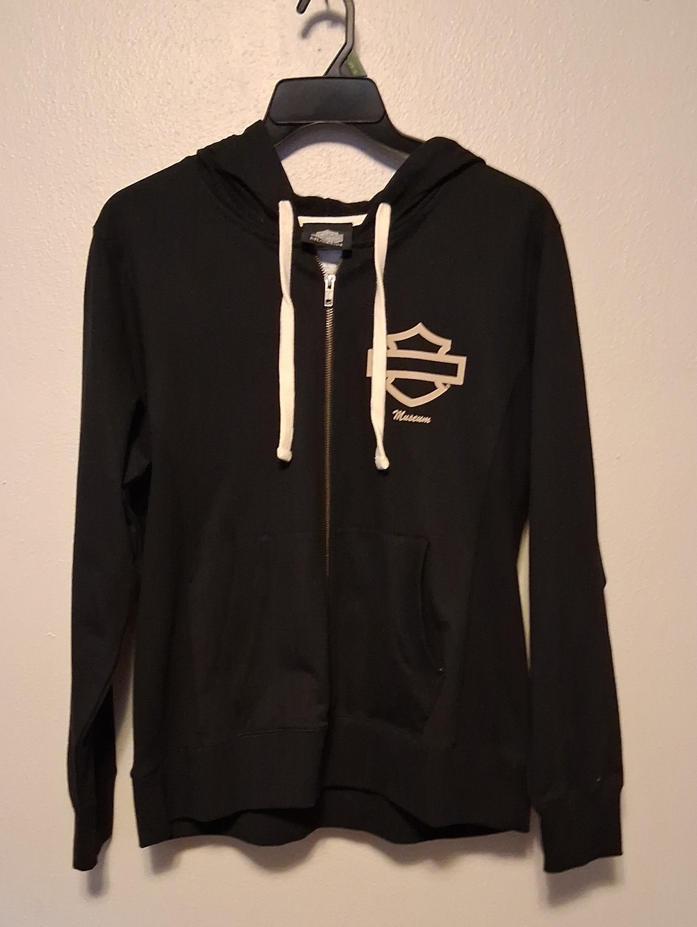 new harley-davidson sweatshirt womens xl full zip hoodie shirt top